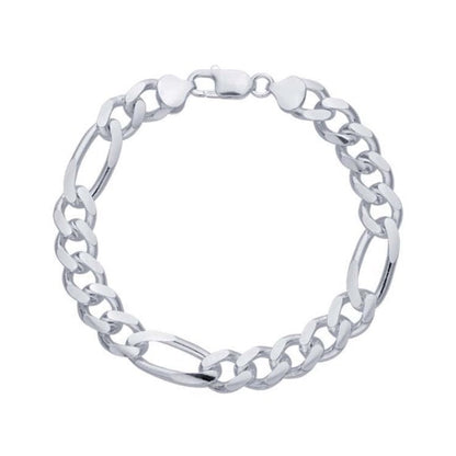 chain bracelet / chunky figaro - 9.7mm