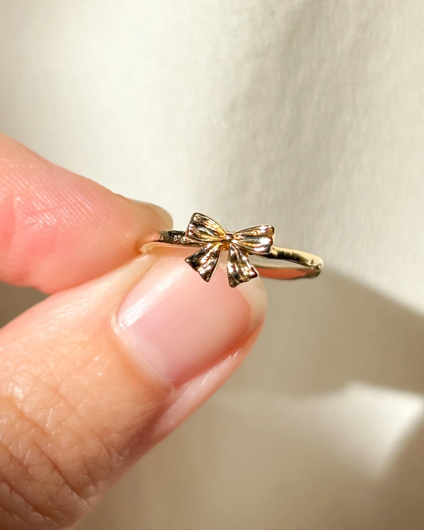 petite bow ring