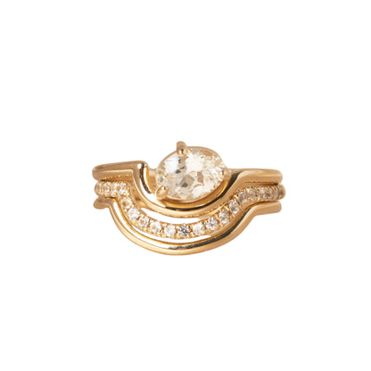 sway ring set - grown diamond