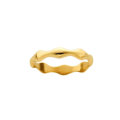 wavy stackable ring