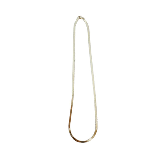 herringbone chain necklace - 2.8mm