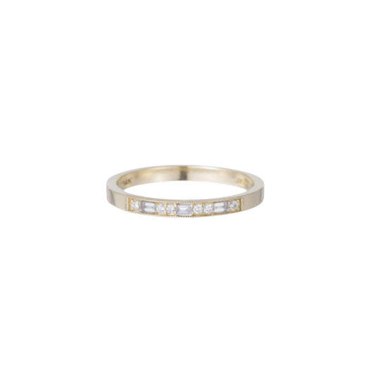 staccato ring - natural diamond