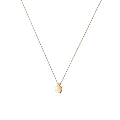 wwake / medium disc necklace - diamond