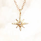 tiny 'gratitude' star necklace