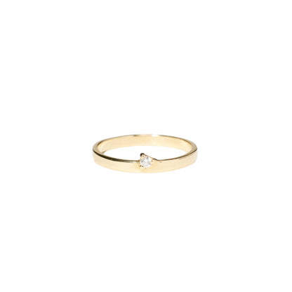 wwake / bove ring band - natural diamond