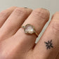 cosmic light ring - moonstone