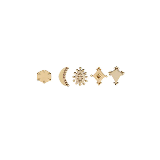 métier / dala detail bold stud earring - single