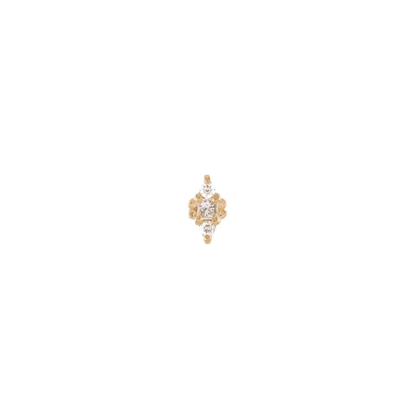 métier / dala diamond stud earring - single