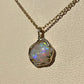 cosmic light necklace - australian opal