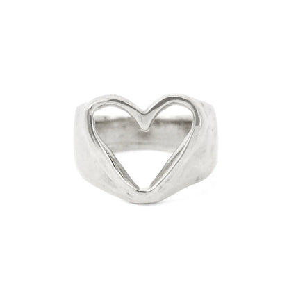 open heart ring