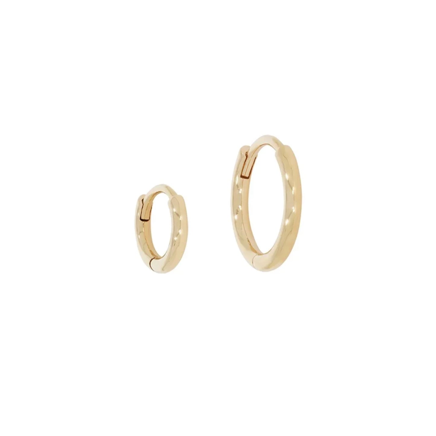 métier / round clicker hoop earring - single