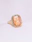 soleil sunstone diamond ring