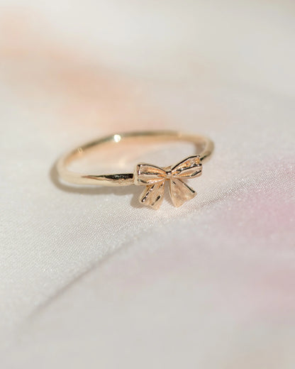 petite bow ring