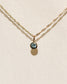 heirloom pendant necklace - aquamarine