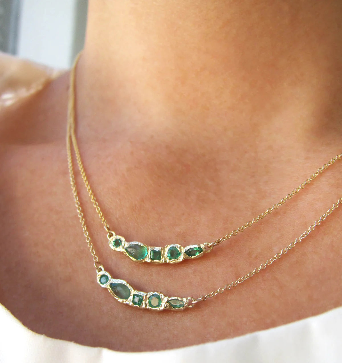 journey treasure necklace - emerald