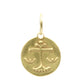 zodiac medal pendant necklace - libra