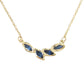 petal necklace - sapphire