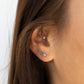 natural gem birthstone stud earrings