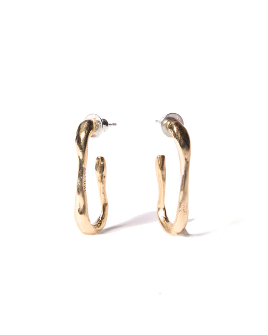 osso hoop earrings