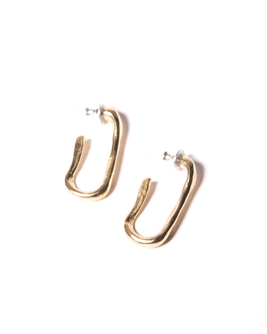 osso hoop earrings