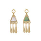 métier / pearl tassel .5 plaque charm - single