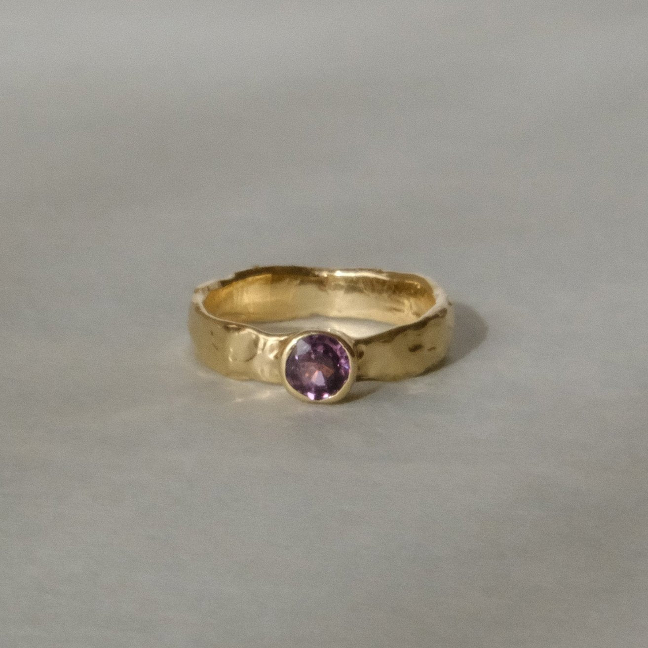 prima ring - purple sapphire