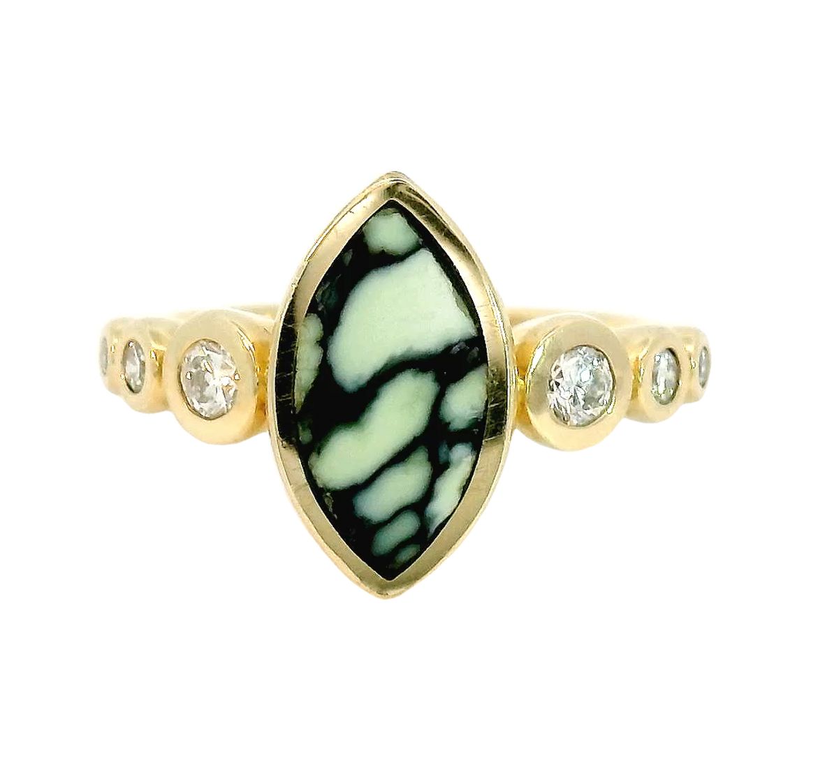 mintaka ring - angel wing variscite