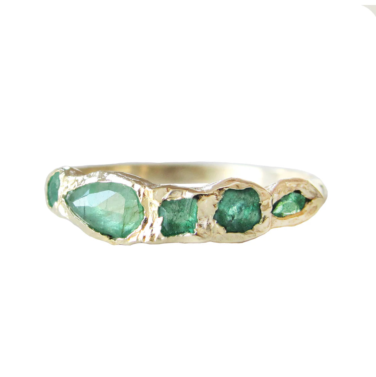 journey treasure ring - emerald