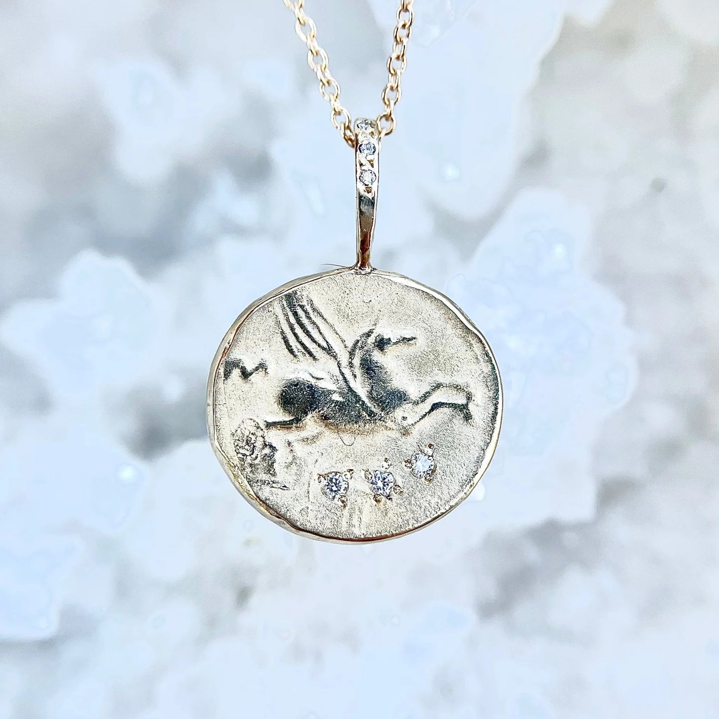 pegasus 'self love' necklace