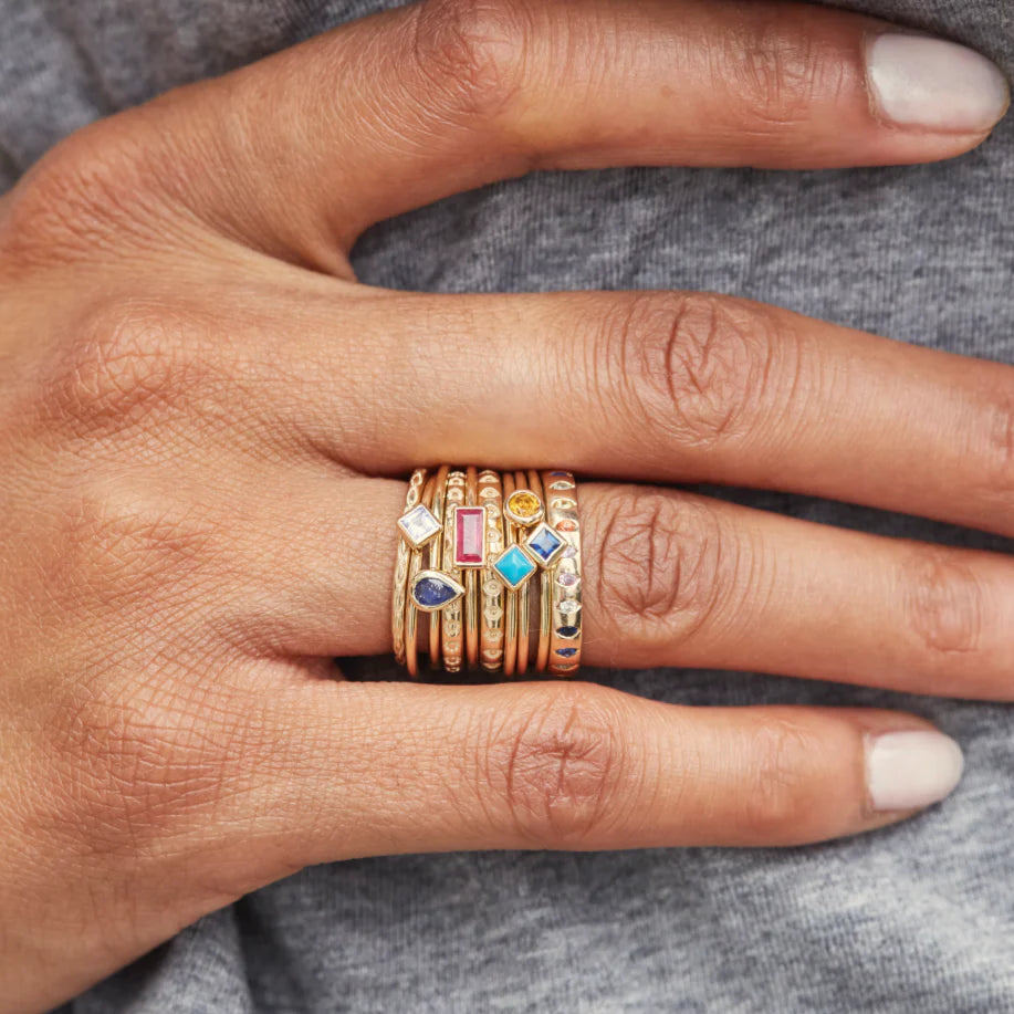 métier / ruby stacking ring