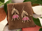 tulip drop dangle earrings