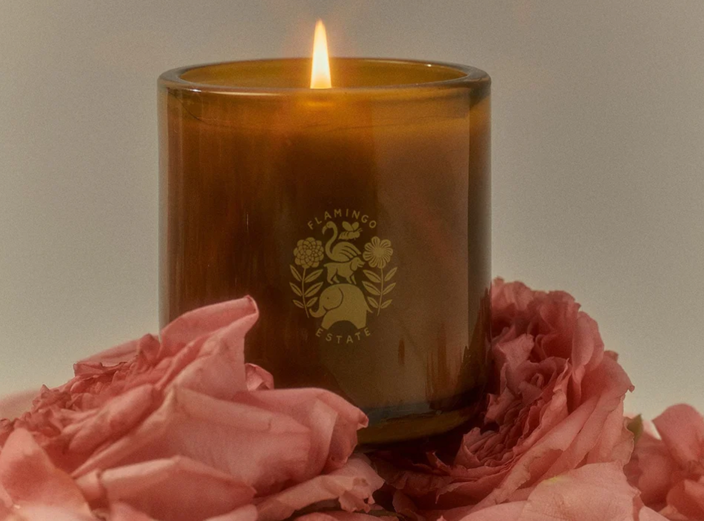 flamingo estate / night blooming jasmine & damask rose candle