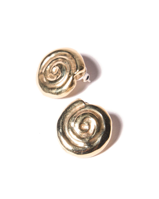 spiral shell earrings