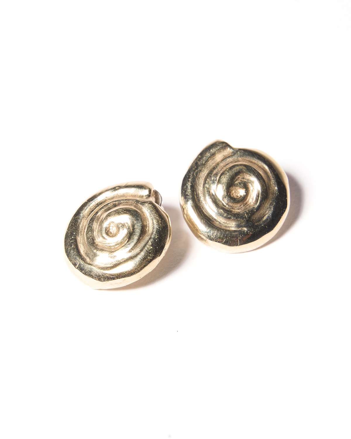 spiral shell earrings