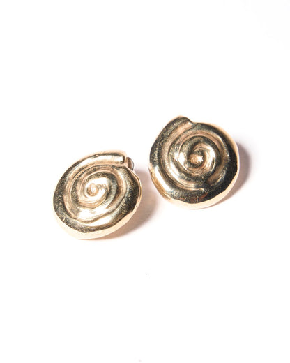 spiral shell earrings