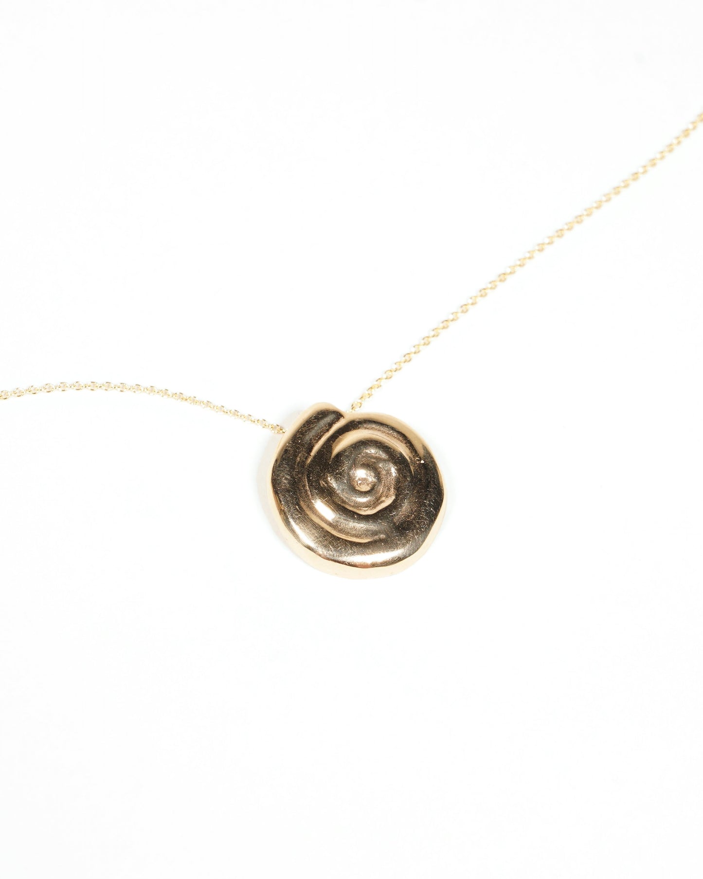 spiral shell necklace