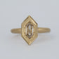 athena ring - champagne diamond