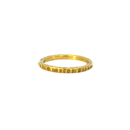 textured stacker ring no.4