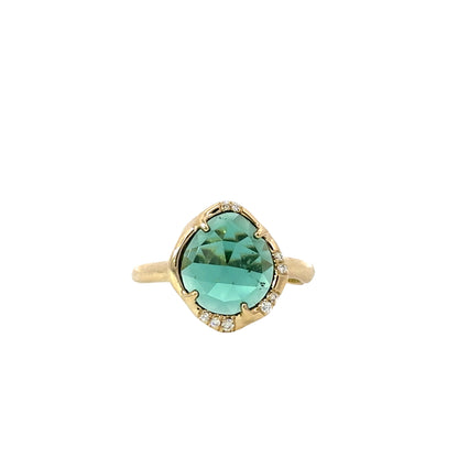 aphenos ring - ocean blue tourmaline