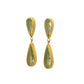 aquamarine double teardrop earrings