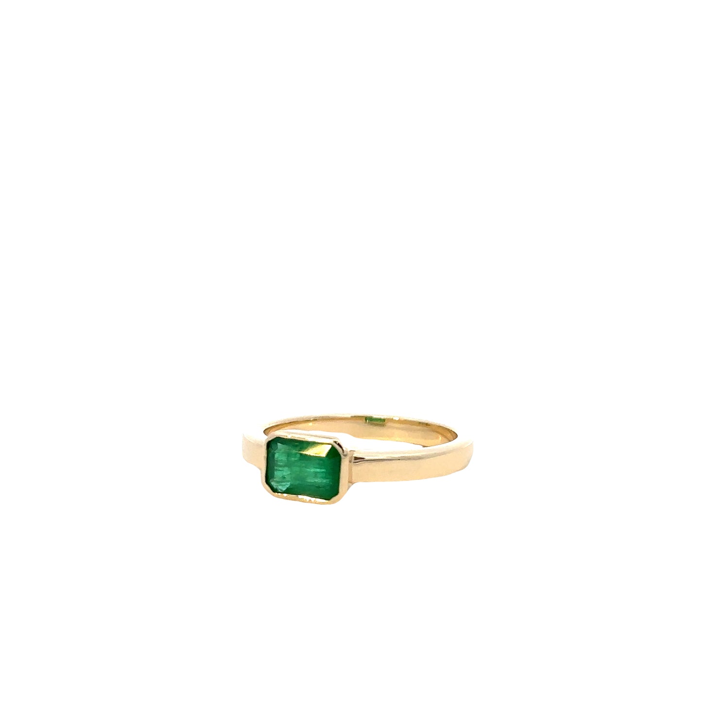 thea ring - natural emerald