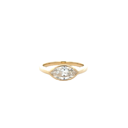 ida marquise ring - grown diamond