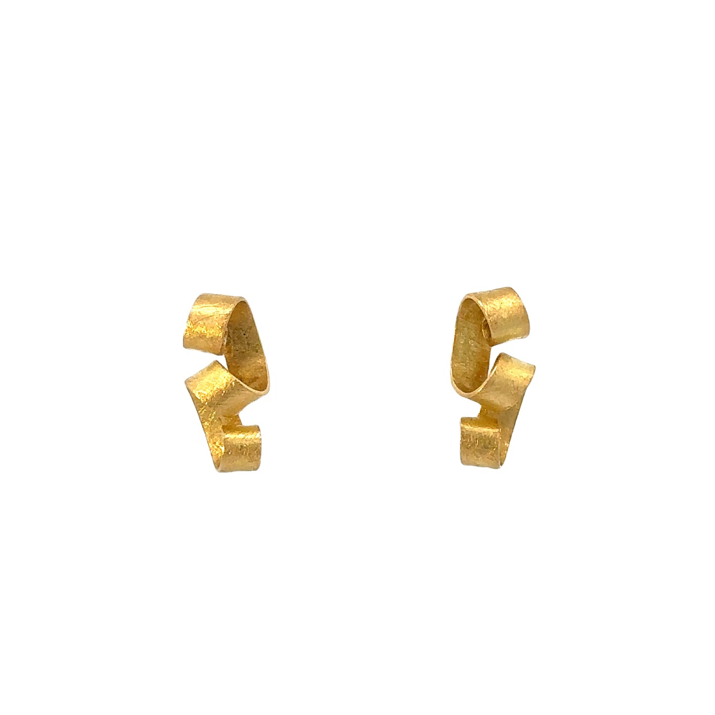 ribbon post earrings