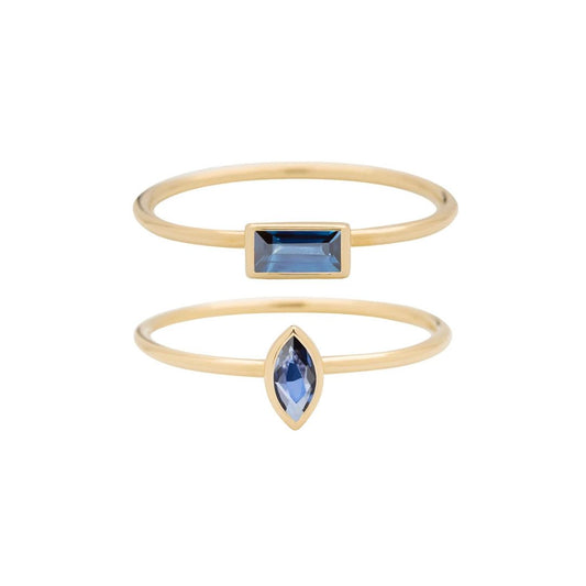 métier / sapphire stacking ring