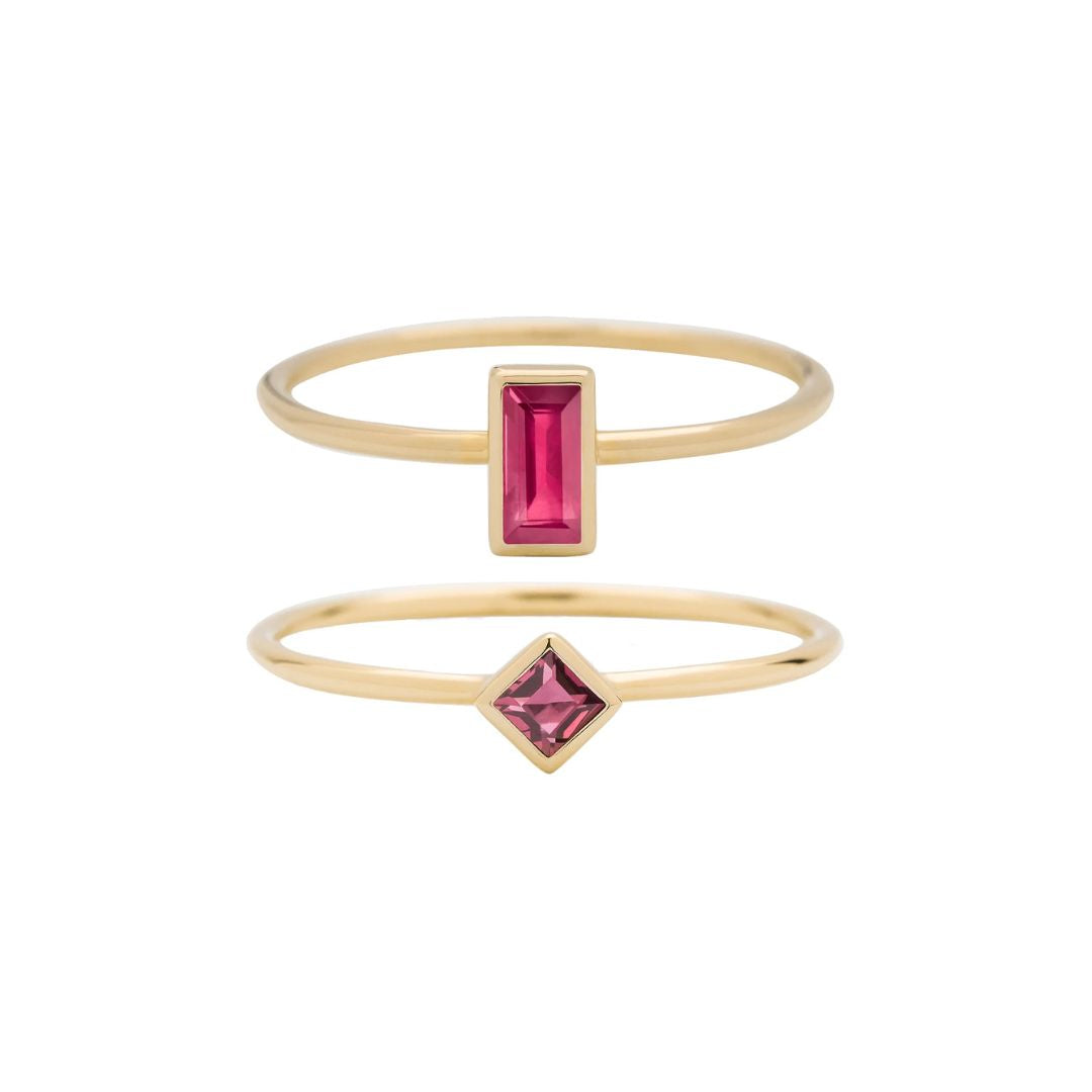 métier / ruby stacking ring