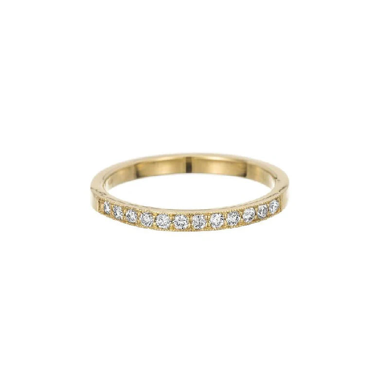 milli ring band - natural diamond