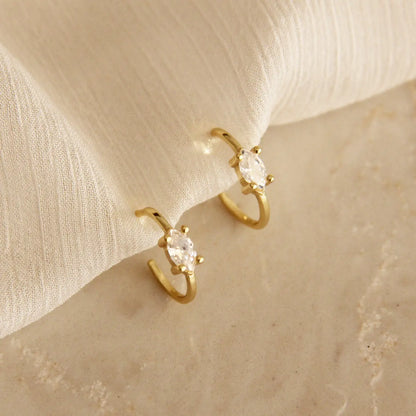 florence semi hoop earrings