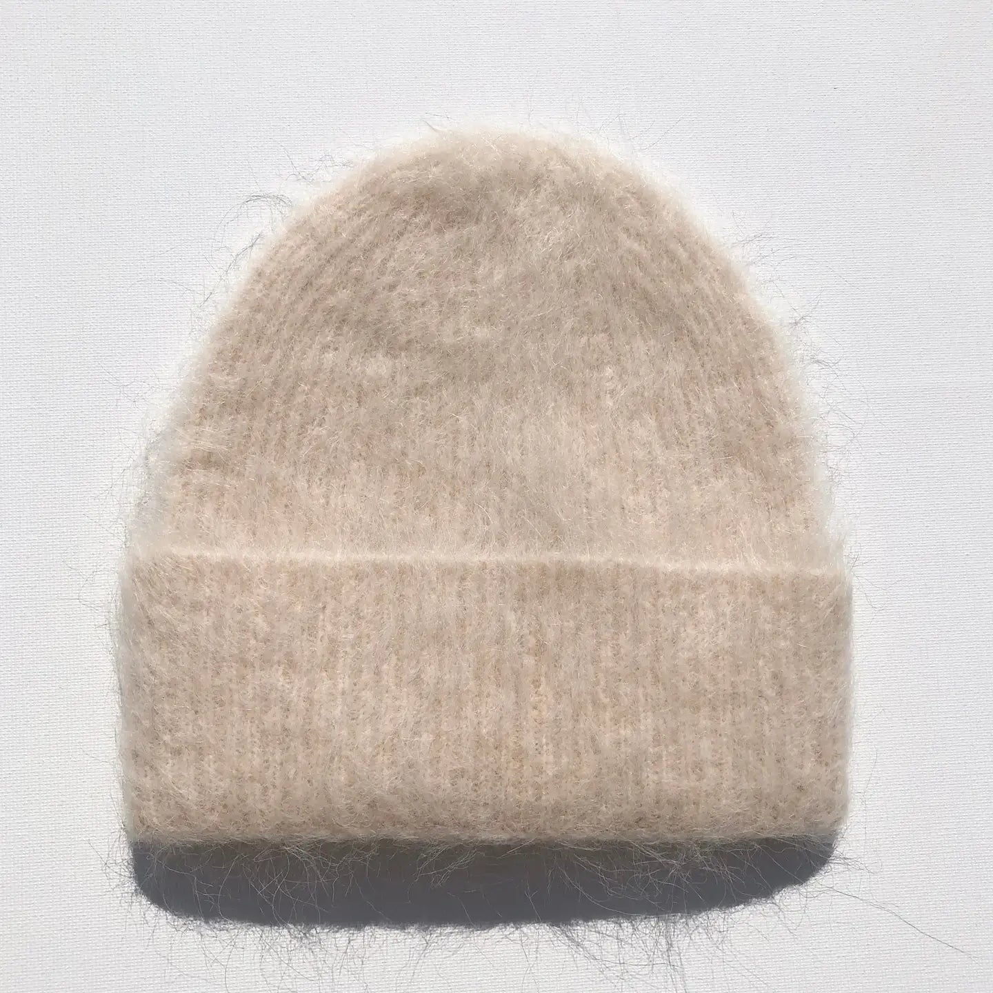 alpaca fluffy beanie