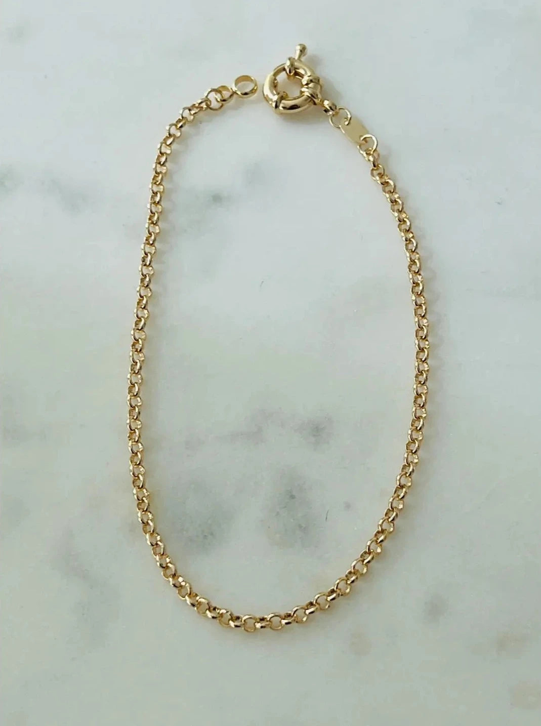 anklet - rolo chain