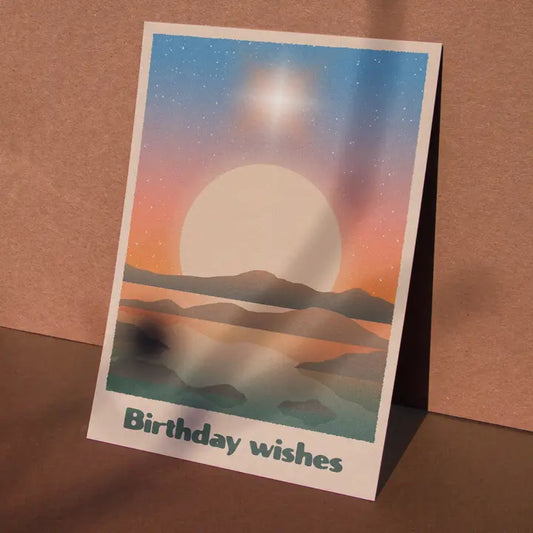 birthday wishes sun card